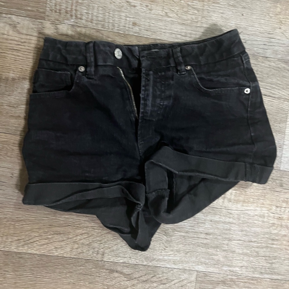 Forever 21 Black Jean Shorts